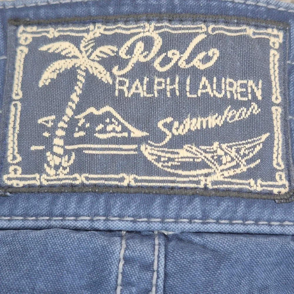 Polo Ralph Lauren Swim Trunks Mens Medium Blue Big Pony Board Shorts